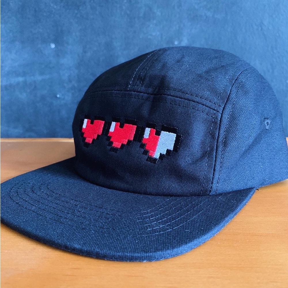 Zelda Themed Black Embroidered Cap